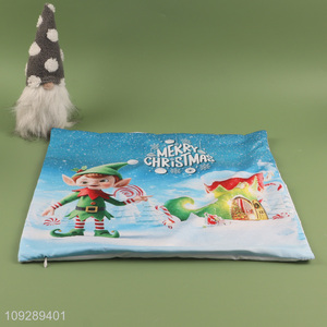 China products christmas series square polyester <em>pillow</em> case
