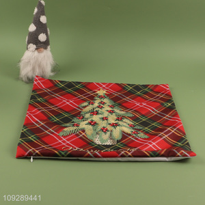 Low price xmas tree polyester <em>pillow</em> case for household