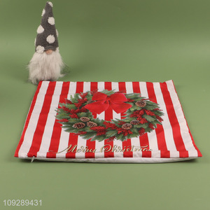 China wholesale square christmas series polyester <em>pillow</em> case