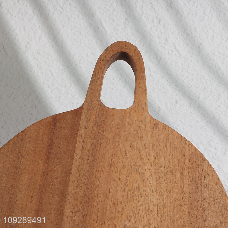 China supplier round bamboo dessert plate for sale