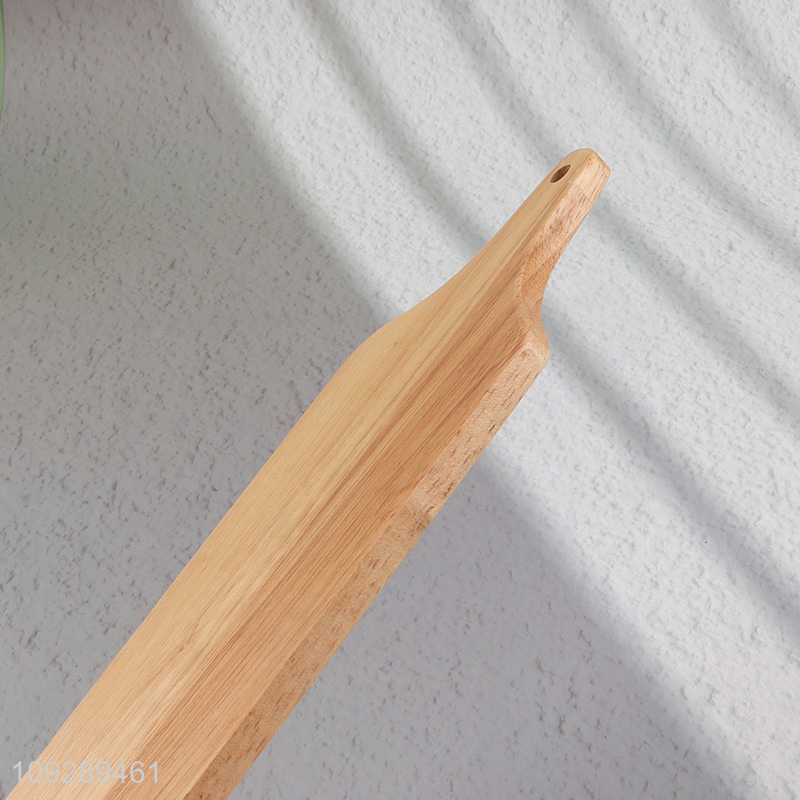 China products bamboo dessert plate with handle