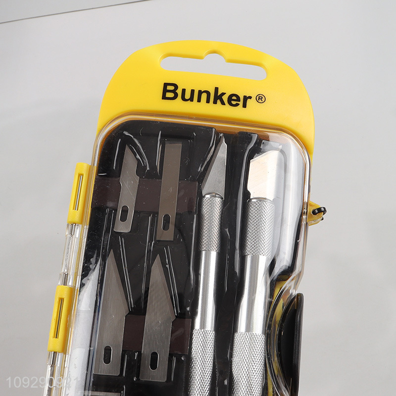 China supplier portable professional hobby knife set