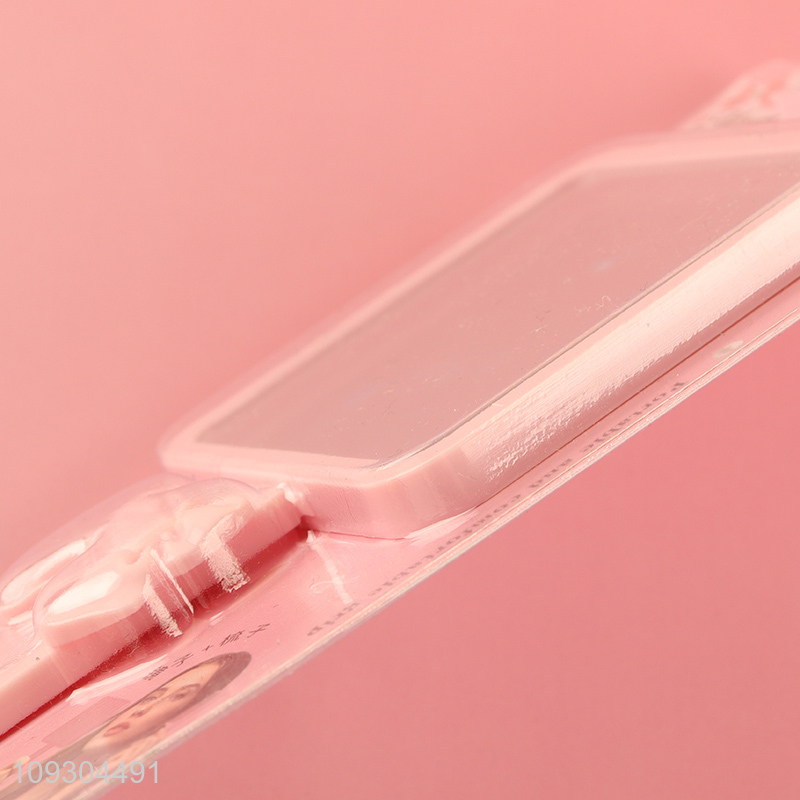 Top products portable handheld makeup mirror hair comb