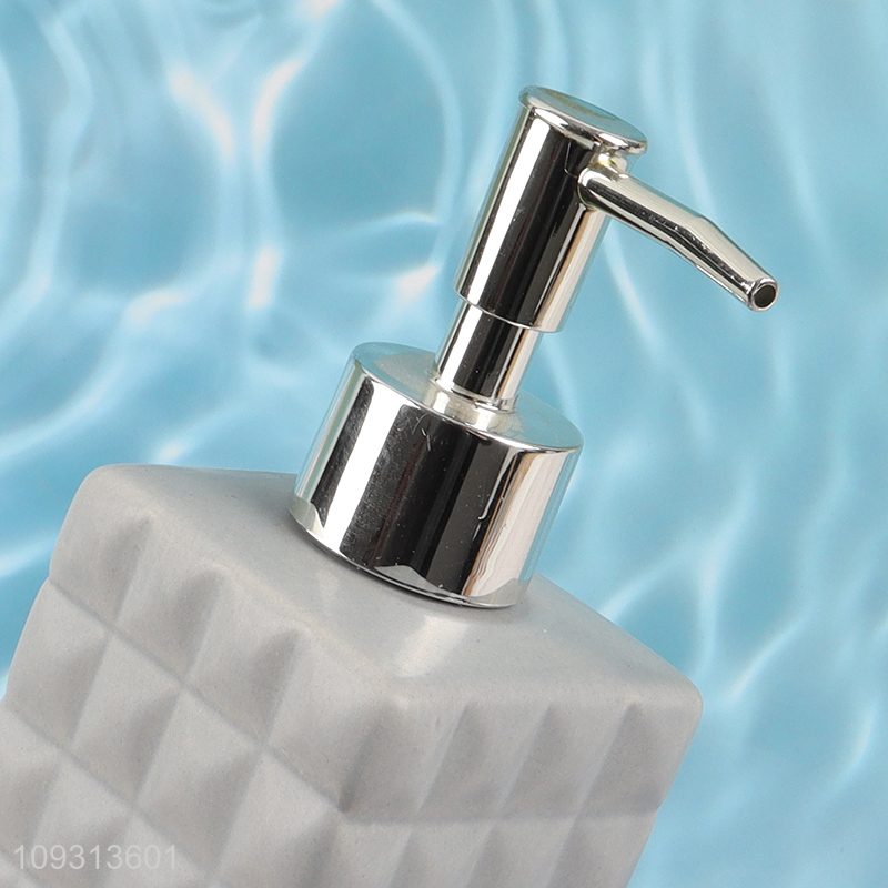 China products ceramic liquid soap dispenser for bathroom accessories