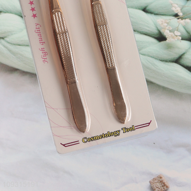 Hot items professional 2pcs eyebrow tweezers eyebrow clamps set