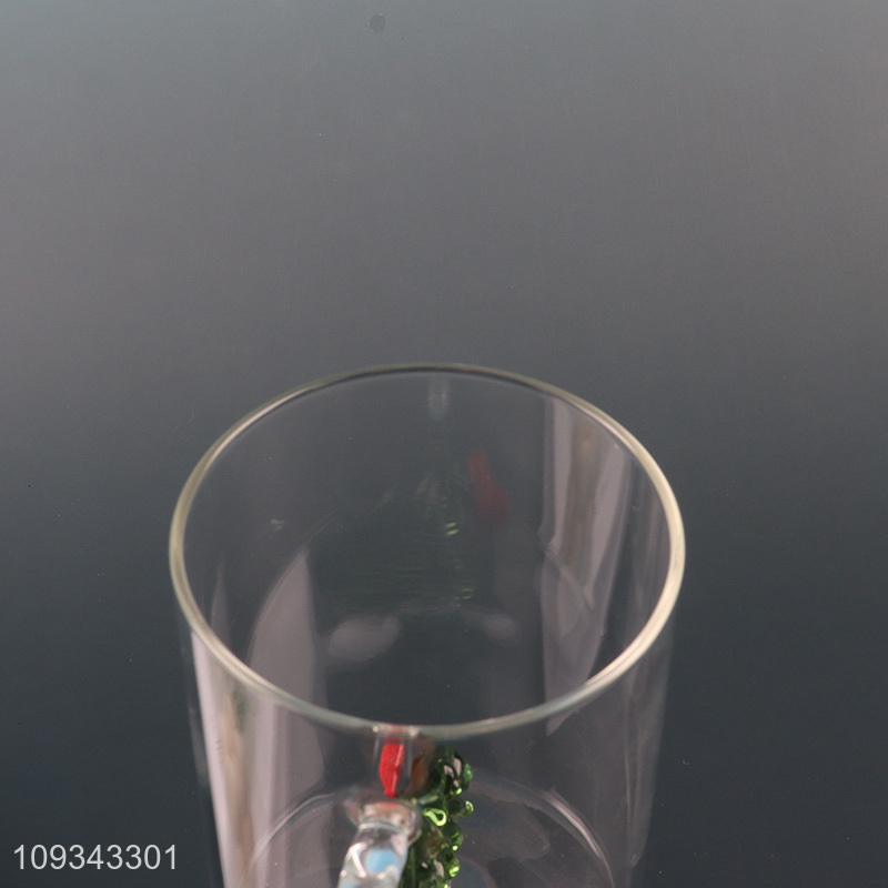 Most popular Christmas glass water cup drinking cup