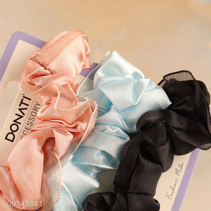 Low price 3pcs elastic hair accessories hair bands