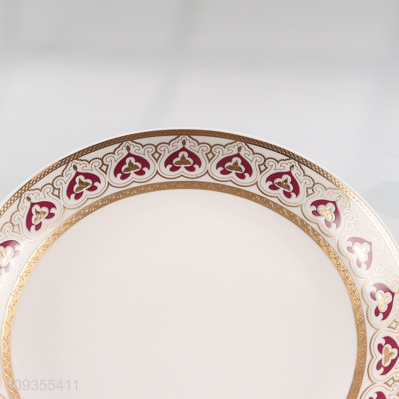 China wholesale 10-inch ceramic deep dish tableware plate