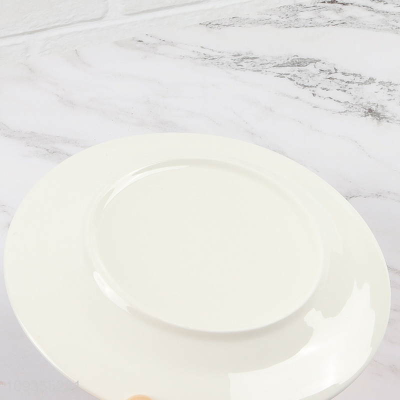 Best sale delicate design 6-inch flat plate