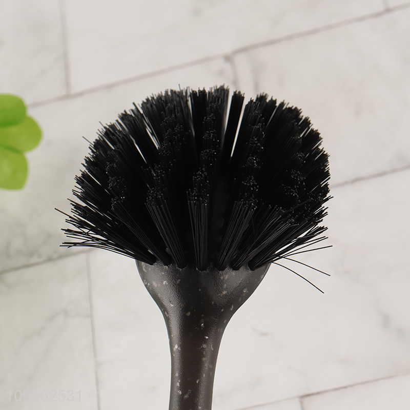 Low price long handle kitchen pot brush