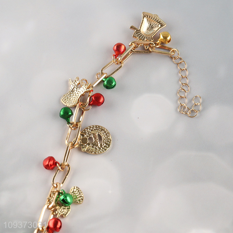 Factory price Christmas gifts fashion jewelry alloy bracelet