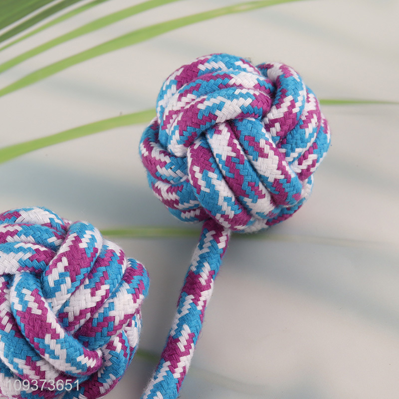 Top quality pet teething toys cotton rope toys for sale