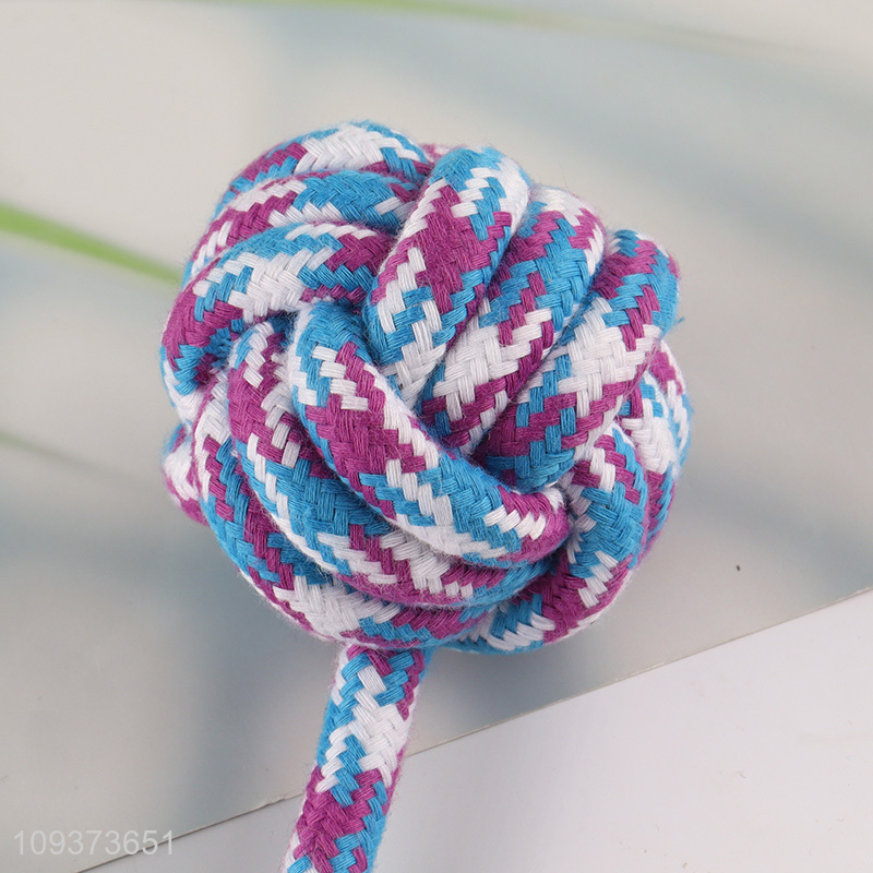 Top quality pet teething toys cotton rope toys for sale