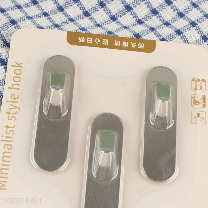 Hot selling 3pcs sticky hook wall hooks set