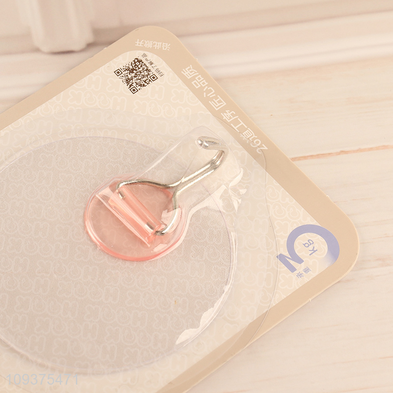Hot sale round traceless sticky hook wall hooks