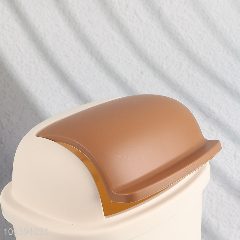 China wholesale mini plastic trash bin for bedroom