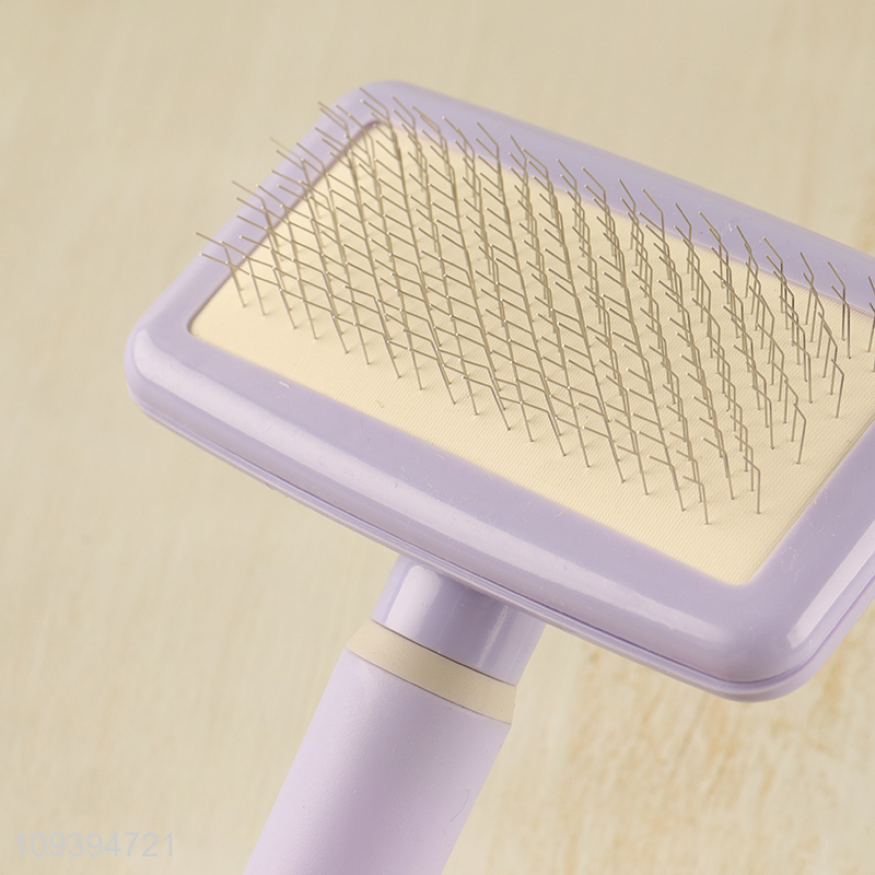 Top quality multicolor pet grooming tool pet comb