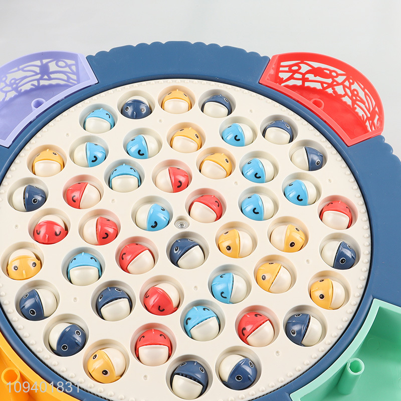 Low price fishing toy with music for baby toy