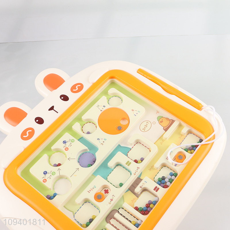 Top products magnetic drawing board with number puzzle
