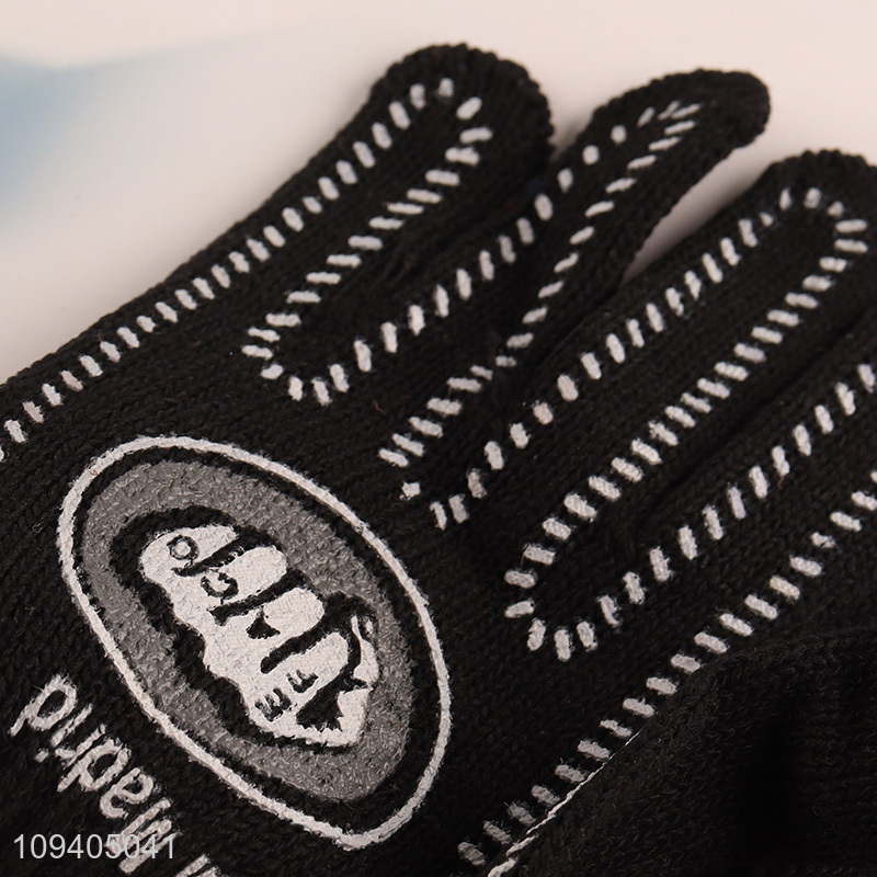 New product black men sports fashion gloves