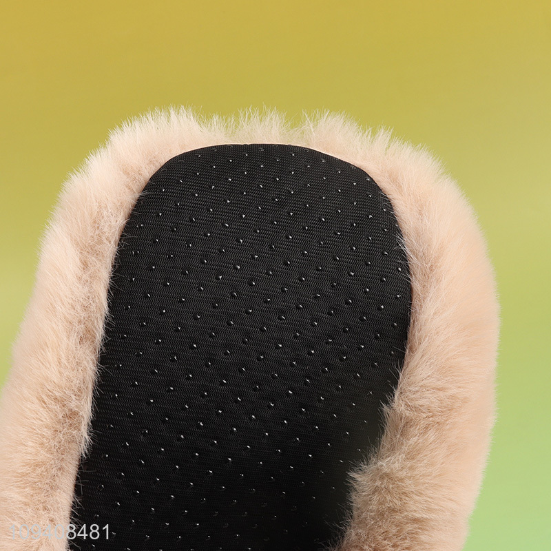 New product women plush floor slippers home slippers