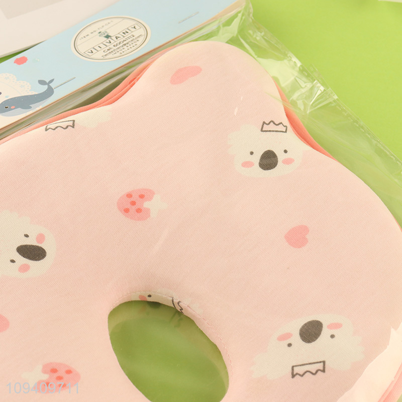 Factory price bear shaped memory foam baby pillow