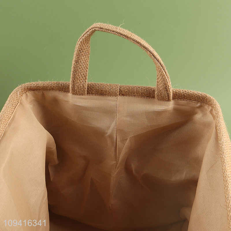 Hot selling rectangle polyester storagec basket wholesale