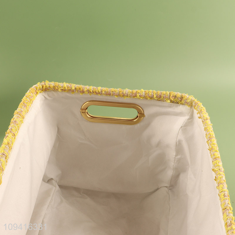 China products rectangle polyester storage basket with handle