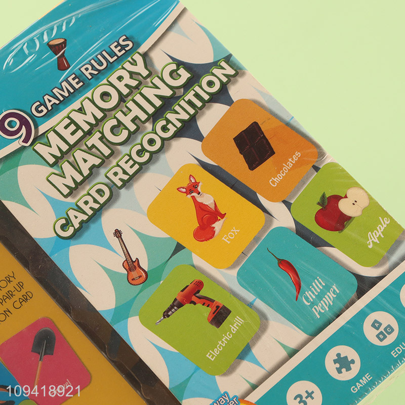 Good price children memory matching games board game