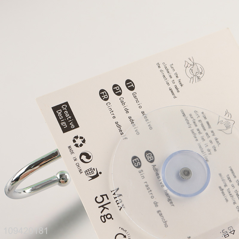 Best quality household hanging hook suction cup hook