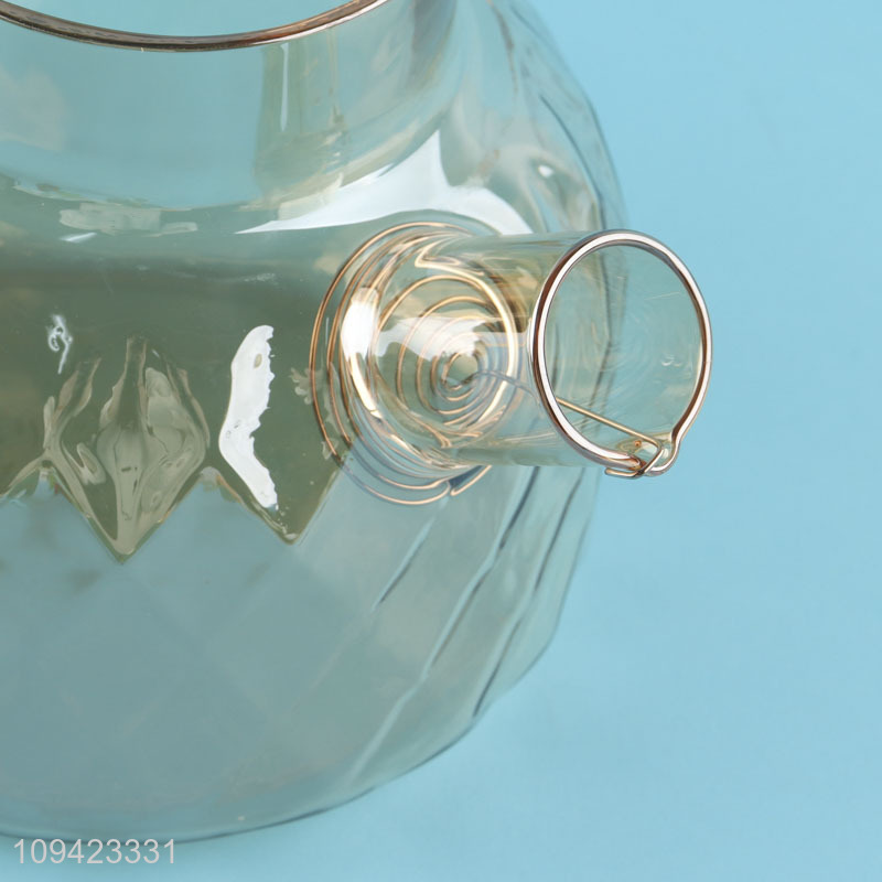 Wholesale home kitchen glass tea pot