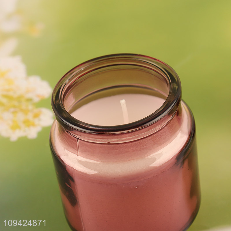Top sale decorative glass cup candle scented candle