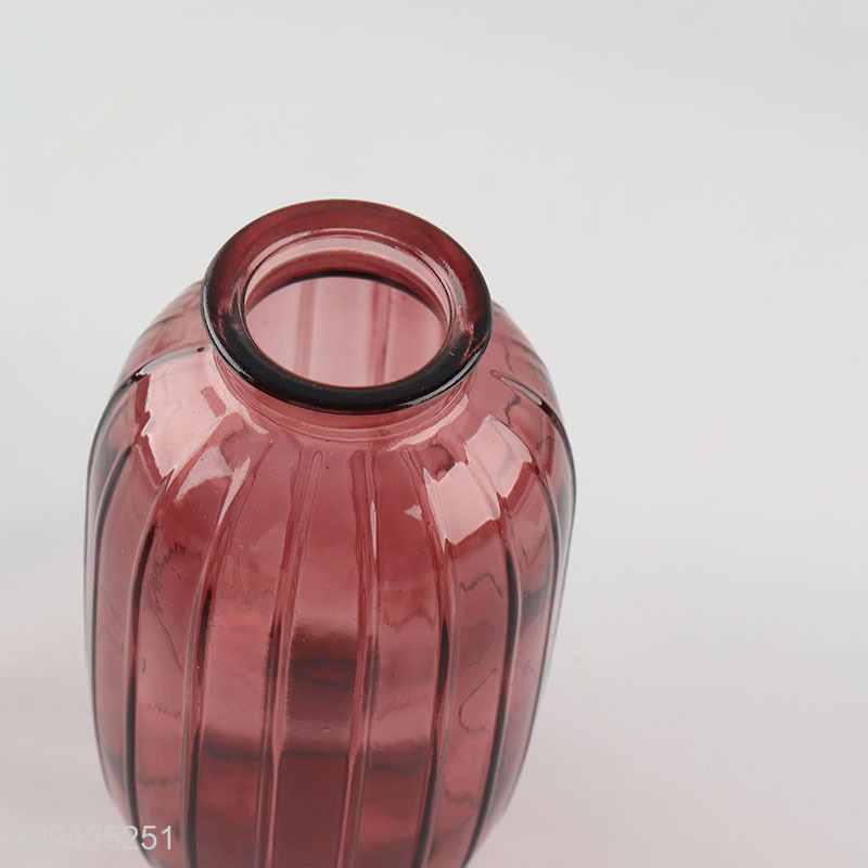 Good selling multicolor glass flower vase wholesale