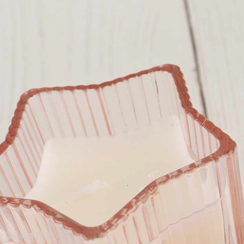 China wholesale home decor glass cup candle scented candle