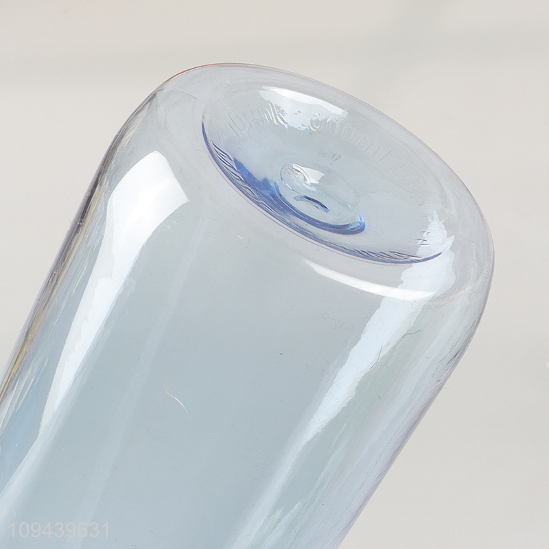 Hot sale blue plastic water bottle drinking bottle