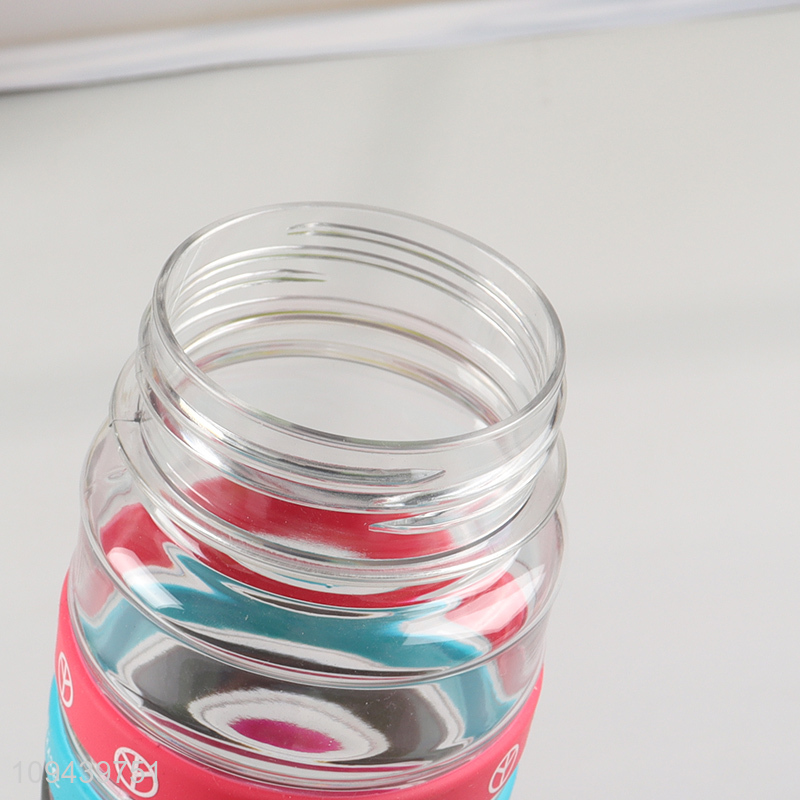 China supplier portable plastic water bottle with handle
