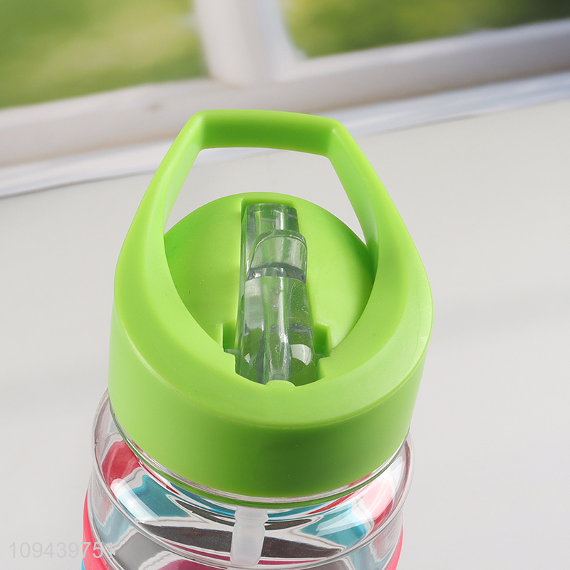 China supplier portable plastic water bottle with handle