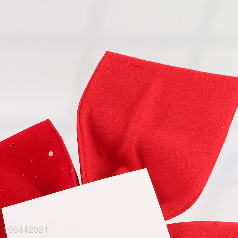 Low price xmas decorative bow accessory