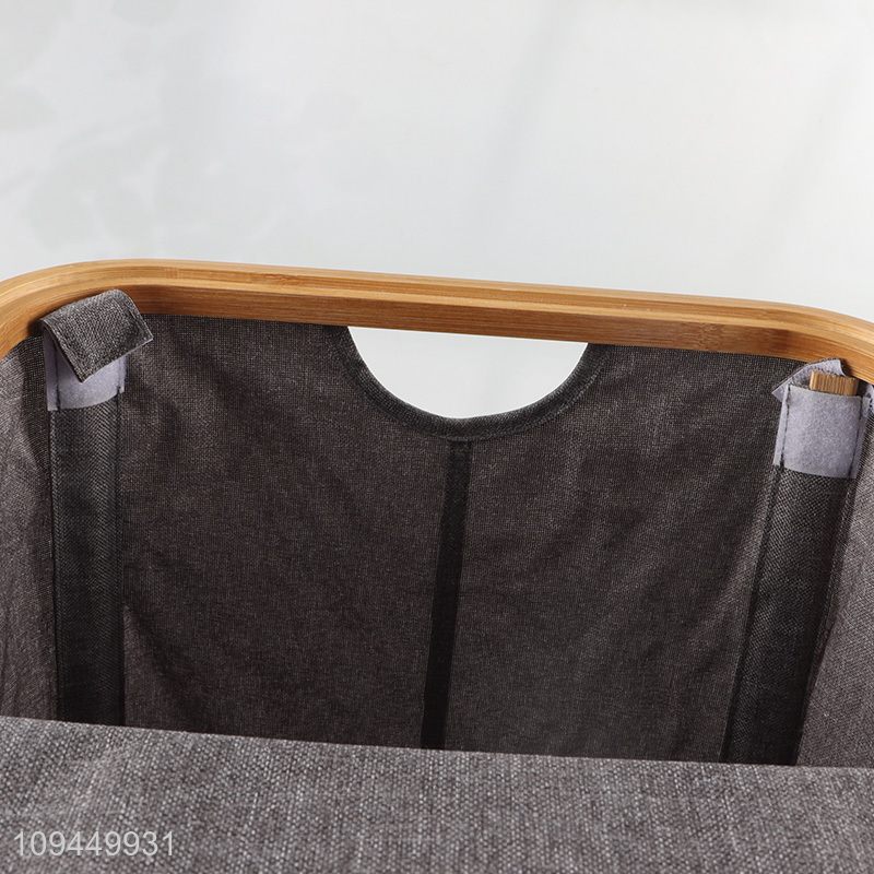 Good sale household polyester storage basket with lid