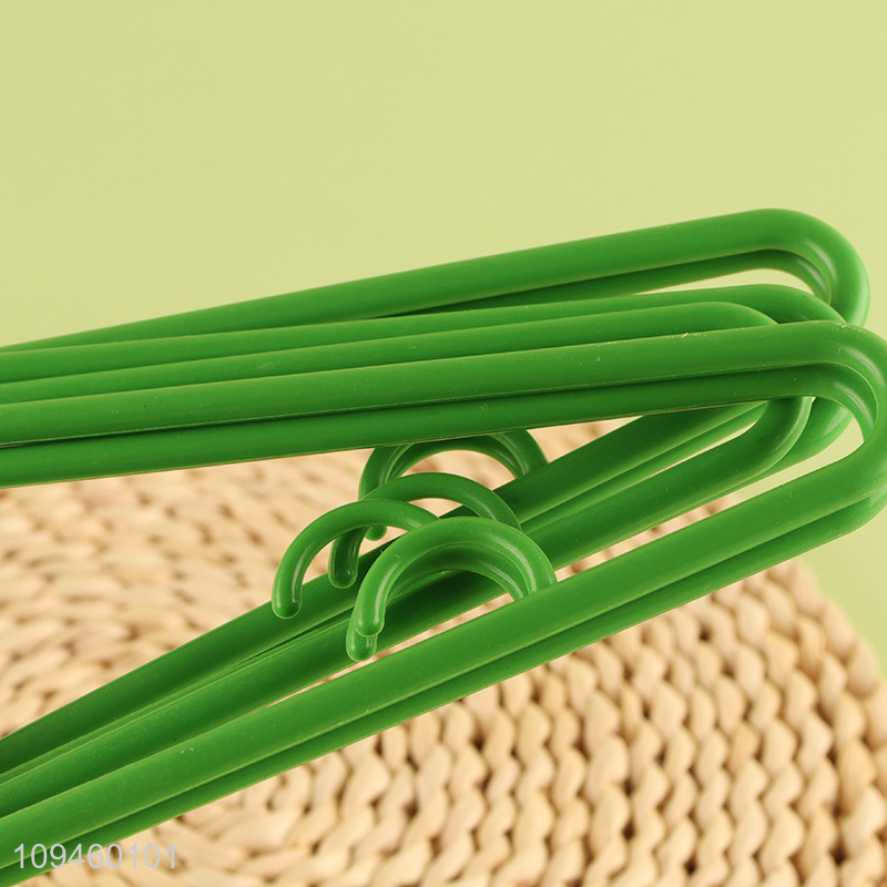 New product 6pcs plastic non-slip clothes hanger