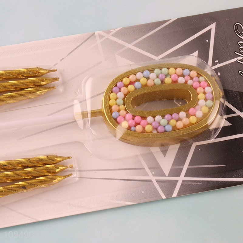 Good selling classic number candle for birthday celebration