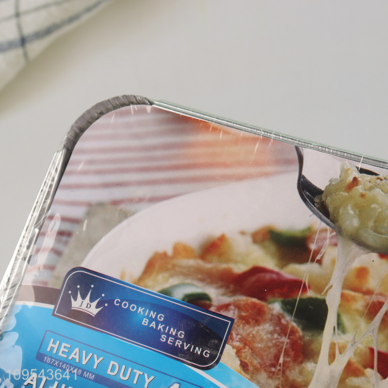 Good price restaurant aluminum foil container with lid